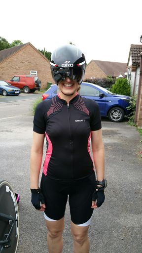 I did warn Roz it wouldn't be very pleasant inside that helmet!