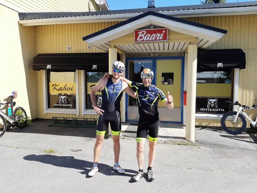 At Kummeli bar. Finnish joke for bar having mysterious customers, who propably are manufacturing "moonshine" in the woods😁