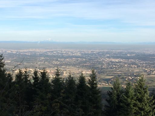 Mont Blanc au dessus de la pollution.