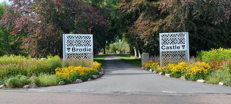 To re-route in here and out then back along this road.