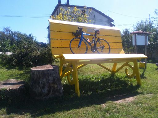 Questa e la seconda panchina gigante costruita