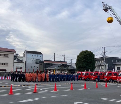 川越市役所で出初式やってたよ