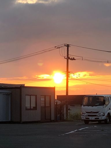 段々と日の出が遅くなってきてるな〜