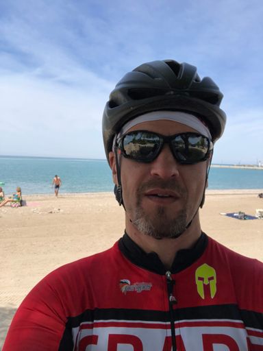 Greg in the back - i chickened out because the French fries weren’t the best meal for the time.