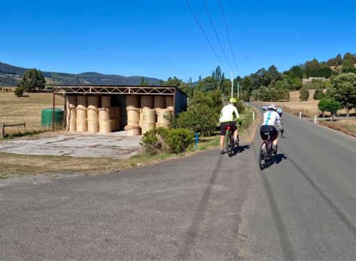 Bill and Julie nearing the end of the tarmac
