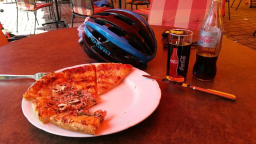 Nog op tijd voor de pizza :D