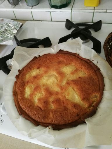 Petite tarte aux poires après le vélo!