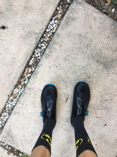 New shoes. Shimano XC70. Very nice :-)