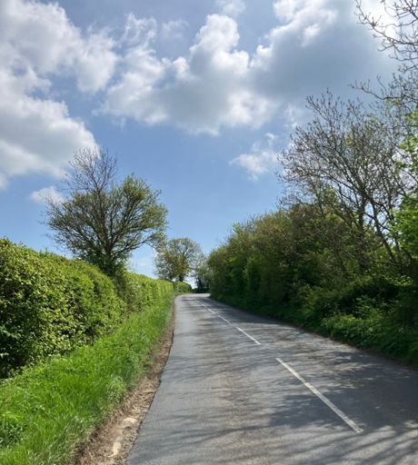 Climbing up to Granborough