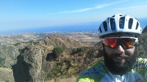 Vista di Saline Joniche dalla cima di Eva.