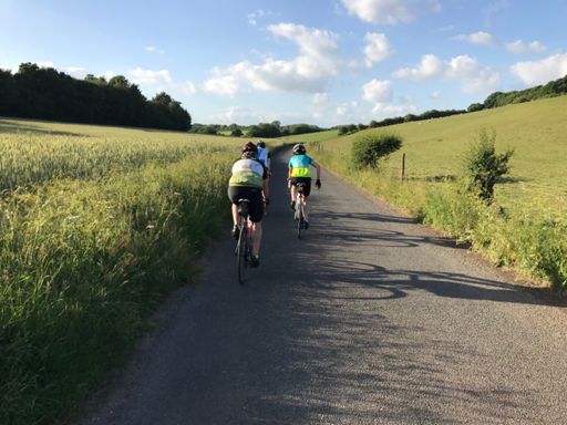 Mark Bishop, Charl van vuuren and Lorraine winding up Winding Wood