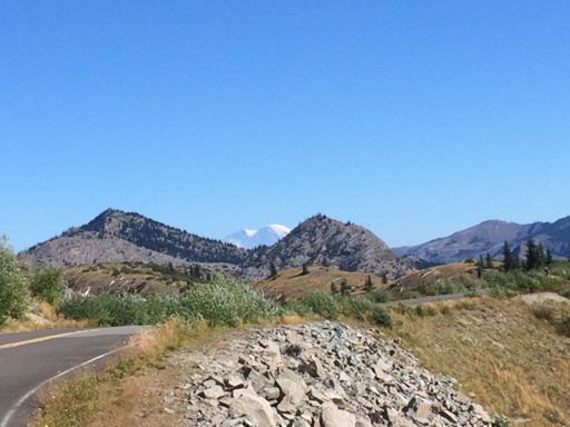 Mt Rainier peeking thru