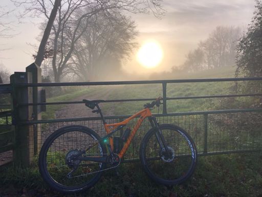 Misty late Autumn morning