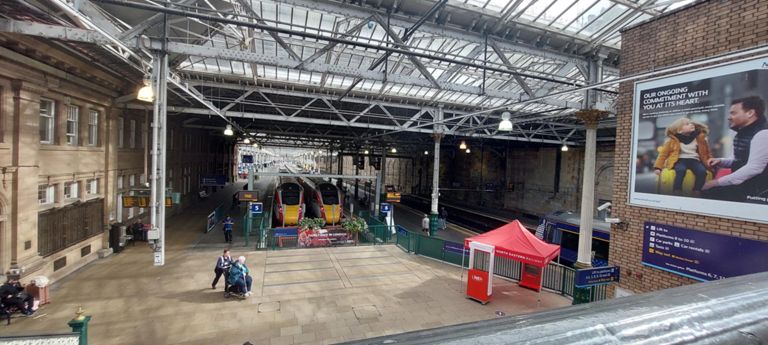 Then to Mimi's (part of City Arts Centre) on Market Street for lunch before climbing steps to The Royal Mile