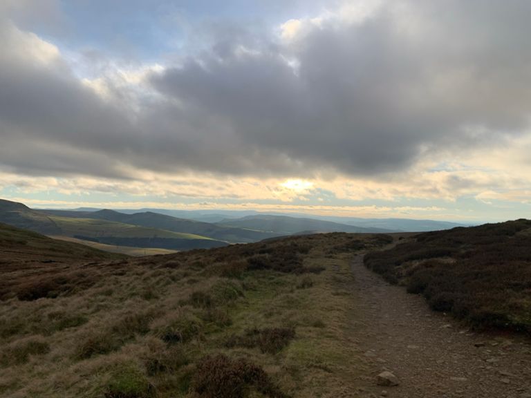 Mount Famine + South Head Walk From Hayfield 10.5 mi Walking Route on