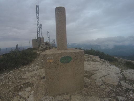 Pico del Tejo - Vértice geodésico