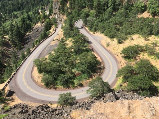 Descent from overlook.