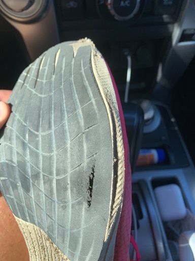 There’s a straight up hole in my Vaporfly
