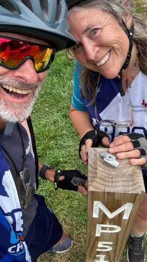 Celebrating a 51 mile ride!