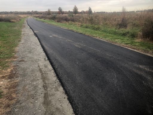 Ruining mercer Meadows trails with tarmac!