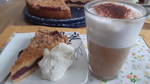 Stärkung nach dem Lauf.