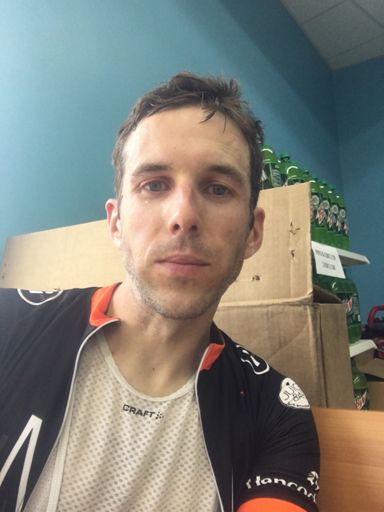 Shattered in a gas station 45 miles from home. Shit.