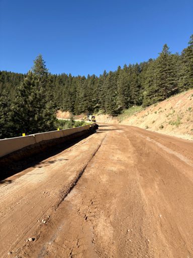 South side of gross freshly graded!