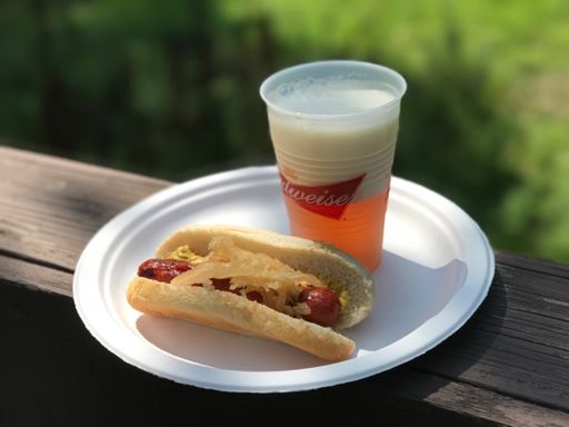 Food after bike ride