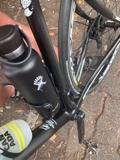 Joel’s questionable water bottle choice