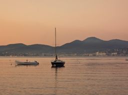 Sentier du littoral de st Tropez avec ma soeur