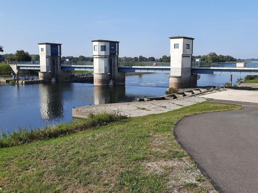 Wehr Gnevsdorf - Mündung der Havel in die Elbe