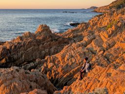 Lever de soleil au cap camarat avec ma soeur