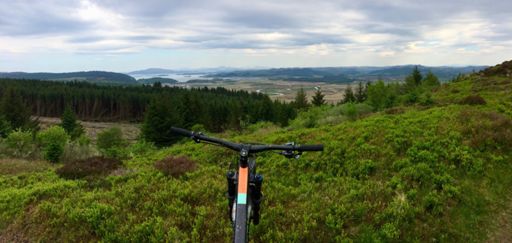 Looking down over the Add estuary from Dunadd viewpoint Bonny