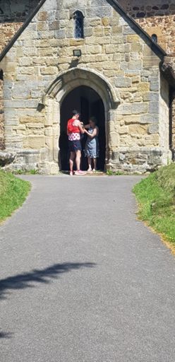 One of the only water stops... God works in mysterious ways