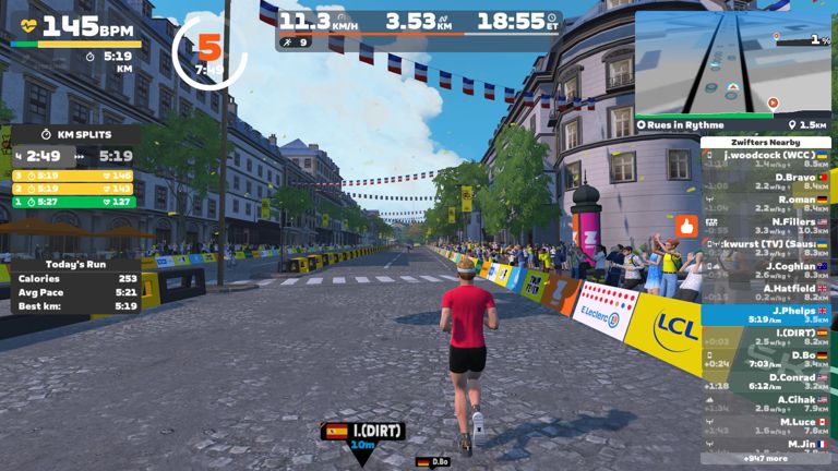 Zwift - Rues in Rythme in Paris