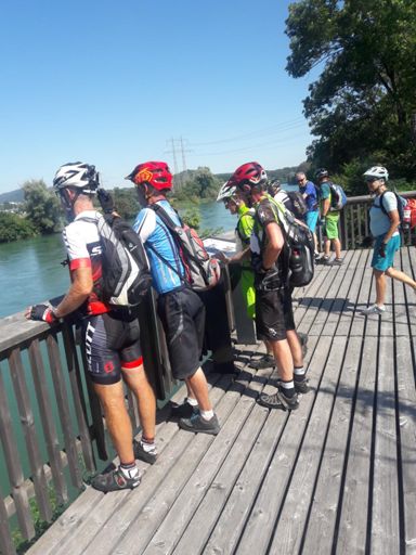 Sicht nach Deutschland auf der Bunkerterrasse