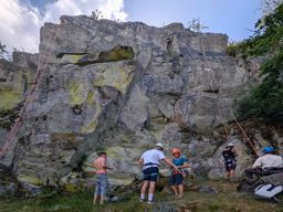 Escalade roche de Boslimpré