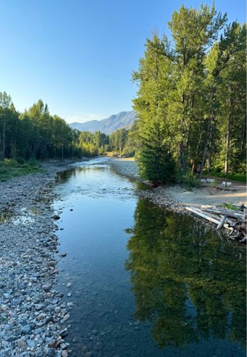 Low water conditions. 