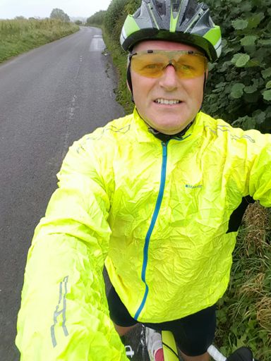 False smile ........ cos it's raining you know