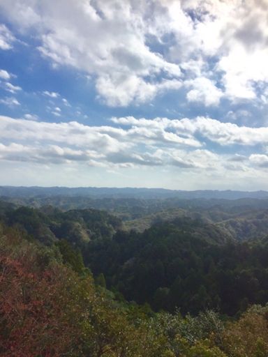 大福山展望台。南側