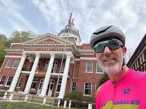 Marshall, NC -- 20 miles downstream from Asheville, hit equally hard