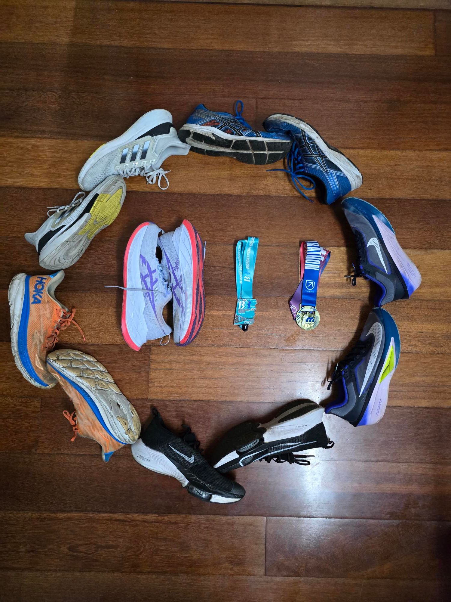 A marathon training or race moment from Arohan's Strava activities