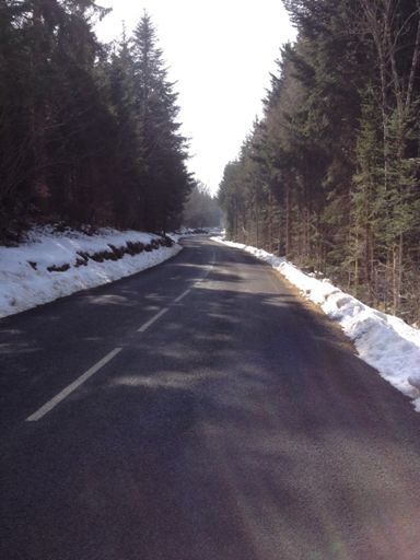 La magnifique route du Semnoz :)