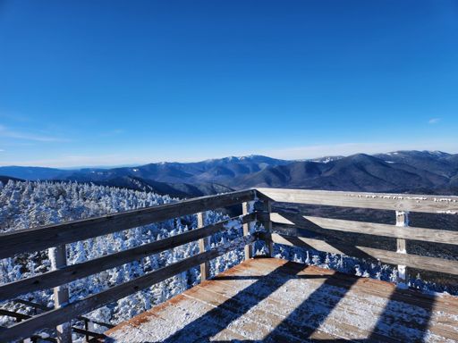 Franconia Ridge in the background, then Owl's Head, then the Bonds as you get closer.