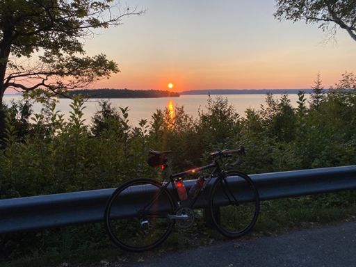 Sunrise over Ephraim from Peninsula State Park