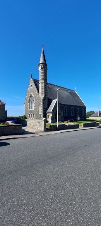 1773 Whitehills parish church. on our road route out of the village. https://en.m.wikipedia.org/wiki/Whitehills