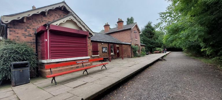 Steve, whom I met here and who kindly donated to Haven House, said the cycleway extended north to Haswell.  It goes (with some breaks for crossing roads), from Ryhope to Stockton then to Eaglecliffe. Our intended route was Ryhope to Wingate via the route Steve suggested, but after the poor surface quality north of Haswell and the on-coming darkness last night, I elected that we continue from Haswell by road.