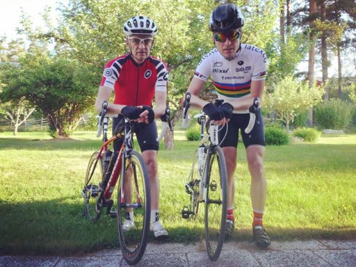 Uppställning 07.00 inför avfärd mot Leksand.