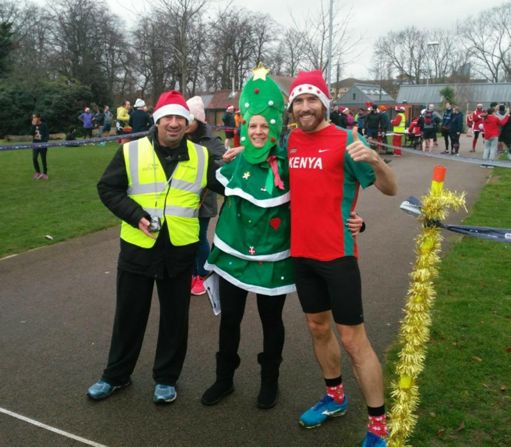 Fastest parkrun in a Santa hat and Xmas socks?