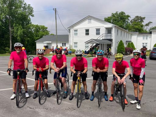 Don’t have a clue who the guys are but we all had the same brand and color jerseys
